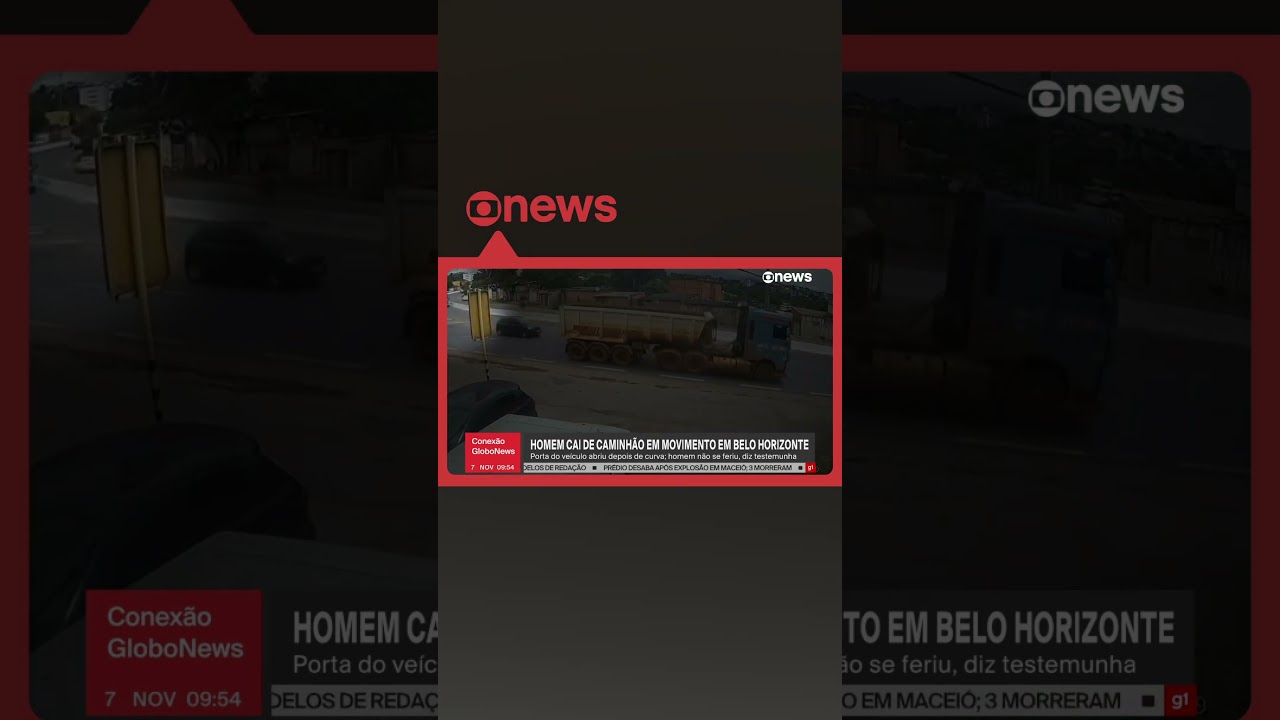 Homem cai de caminhão em movimento no Anel Rodoviário, em BH | #g1