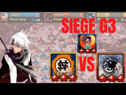 SIEGE G3 : Sacré Coeur VS Valardohaeris2 et SuperNøva ! L'entrainement continu pour le tournoi !!