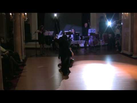  Julia Zueva  and  Alexey Barbolin  are  dancing  to  the  tango  "  Gallo Ciego  "