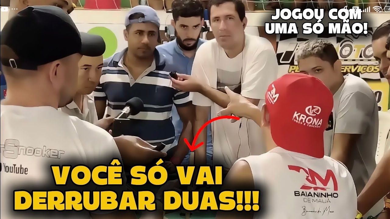 O BAIANINHO DEIXOU O MAYCON DERRUBAR SÓ DUAS