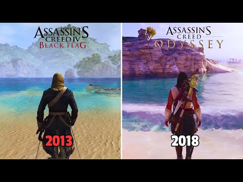 Assassin's Creed IV Black Flag vs Odyssey I Direct Comparison
