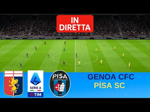 🔴 LIVE: Genoa vs Pisa Match | Serie A 2025–2026 | Full Match Simulation