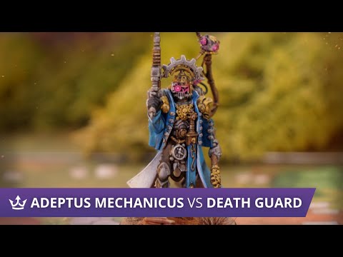 Adeptus Mechanicus vs Death Guard - Warhammer 40k 9th Edition Battle Report