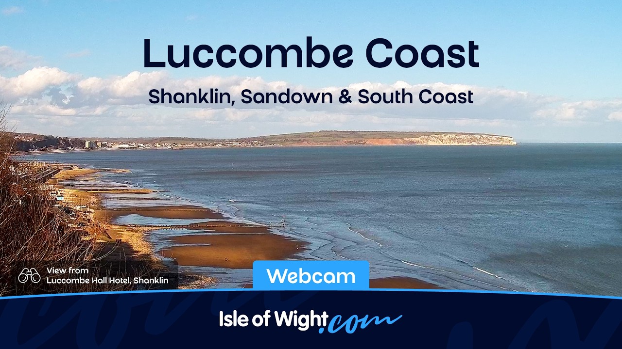 Live webcam view of Luccombe Coast, Isle of Wight