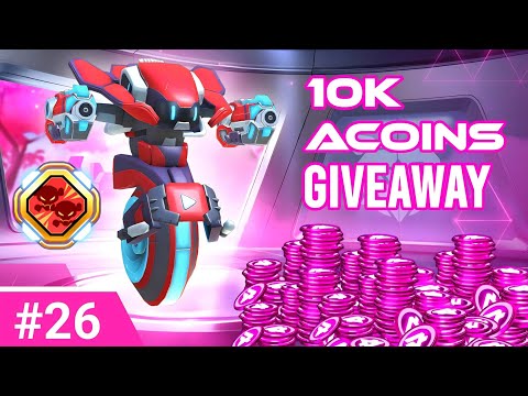 10,000 Acoins Giveaway - Killshot with Railgun 12 - Mech Arena