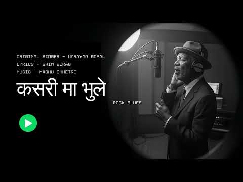 Kasari Ma Bhule - Narayan Gopal - Bhim Birag - Madhu Chhetri - ai Rock Blues Version