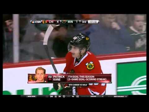 Brandon Saad's beautiful spinorama pass to Patrick Kane! October 28, 2013