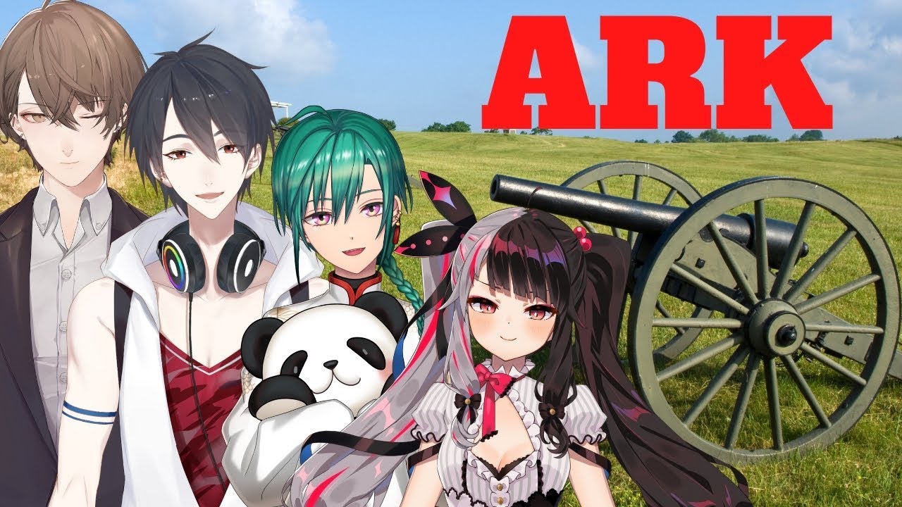 【ARK】ヨルミナティさんと戦場予定地を探します!【にじさんじ/加賀美ハヤト視点】