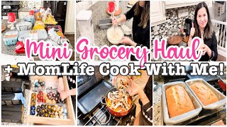 MINI GROCERY HAUL 2022 + MOMLIFE COOK WITH ME! // WALMART GROCERY HAUL