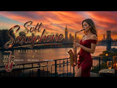 Golden Sunset Serenade – Soft Saxophone | Relaxing Romantic Music for Deep Calm