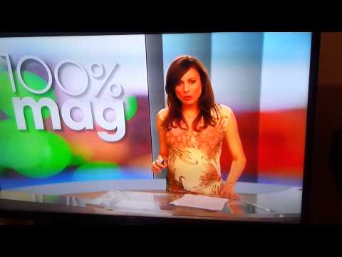 Marie-Ange Casalta perd les eaux en direct