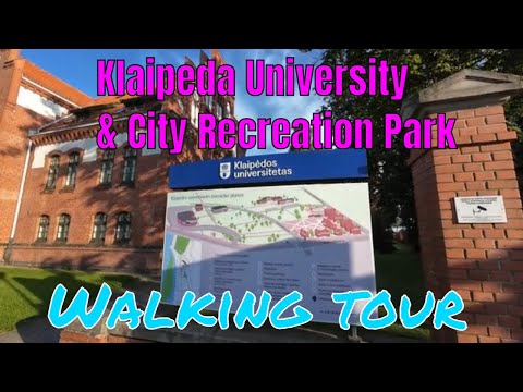 Klaipeda City Recreation park, war graves and University