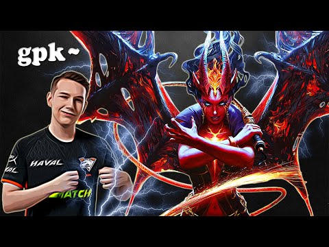 gpk - Queen of Pain Midlane | Dota 2 7.28a Gameplay
