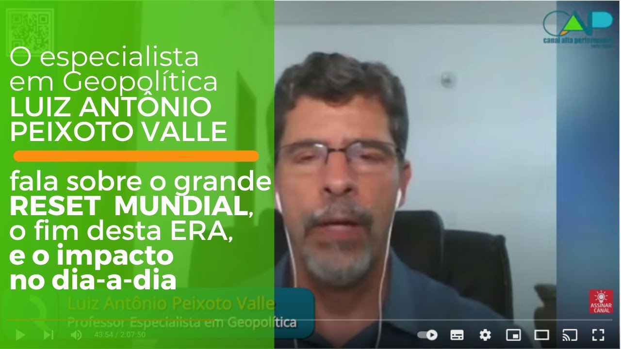 O Prof. LUIZ ANTÔNIO PEIXOTO fala sobre o que fazer para não sucumbir na próxima Crise