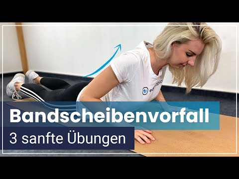 Bandscheibenvorfall - 3 sanfte Übungen, um Deine Beschwerden zu lindern