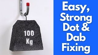 How to Fix Heavy Items to Walls - Dot & Dab