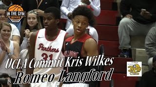 Kris Wilkes vs Romeo Langford Indiana Top 2 Players Go Head to Head at Forum Tip Off Classic