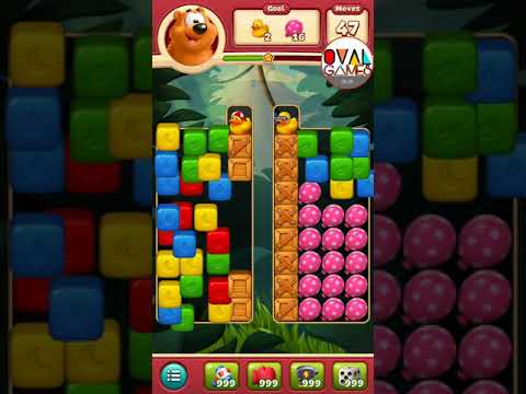 Toon Blast Level 93 Boosters Play - Oval Games - Puzzle Don Taiga