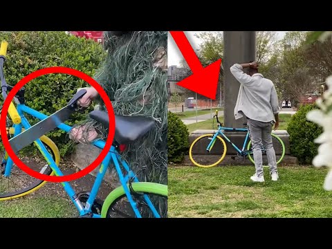 BLAKE CATCHES BIKE THIEF WITH THIS PRANK | The Adley Show