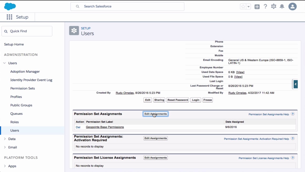 Assigning Elevated permissions in Geopointe