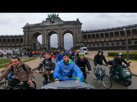 *MOPEDS AND WHEELCHAIRS* Drum & Bass On The Bike - BELGIUM | Brussels