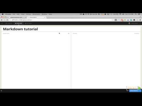 Rapid Ghost Tutorial : Writing in Markdown | packtpub.com