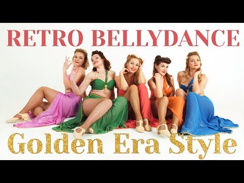 RETRO BELLYDANCE Golden Era Style Vintage inspired by Samia Gamal TERRA BELLYDANCE SCHOOL