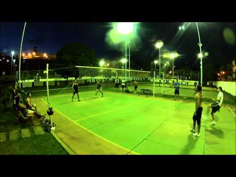 1º Torneio de Peteca - SELT 2014 - Lavras/MG (5/9) - G1/J5 Alessandro e Bruno X Pedro e Ni