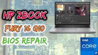 How to Recover BIOS After a Failed Update | HP ZBook Fury 16 G10