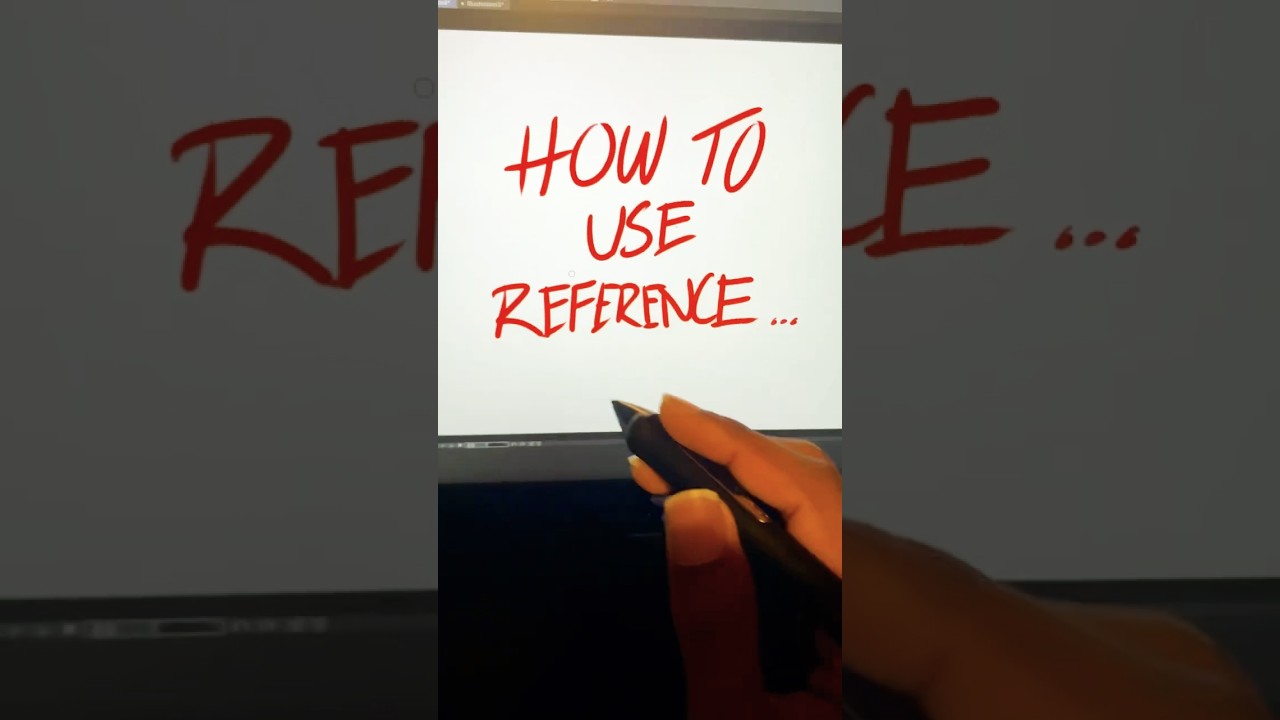 How to Use References in Clip Studio Paint! 🎨 #art #tutorial #shorts