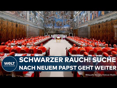 VATIKAN: Schwarzer Rauch nach erstem Wahlgang! Konklave zur Wahl des neuen Papstes geht weiter