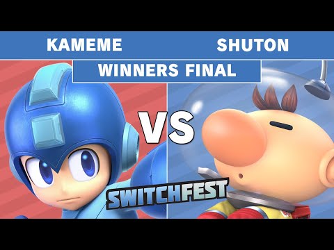Switchfest Kickoff - Kameme (Mega man) Vs Shuton (Olimar) Winners Finals - Smash Ultimate