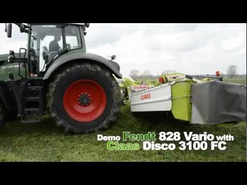 [DEMO]Fendt 828 with Claas Disco 3100 FC