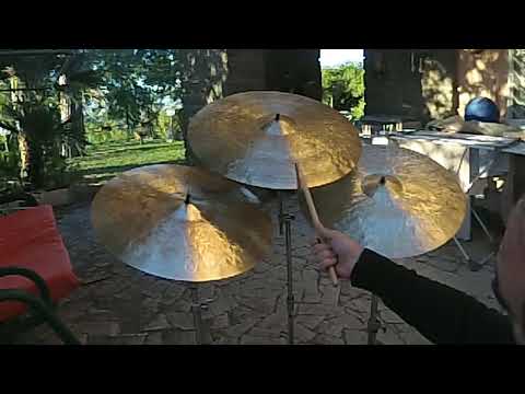 22" 2395g, 20" hfb 1716g and 20" 1936g - BOURGIS HANDMADE CYMBALS