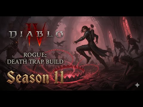 Diablo 4 Season 11: Ultimate Death Trap Rogue Build | Infinite Pulls & Bursts