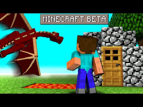 UCCIDO L'ENDER DRAGO NELLA PRIMA VERSIONE DI MINECRAFT - ITA