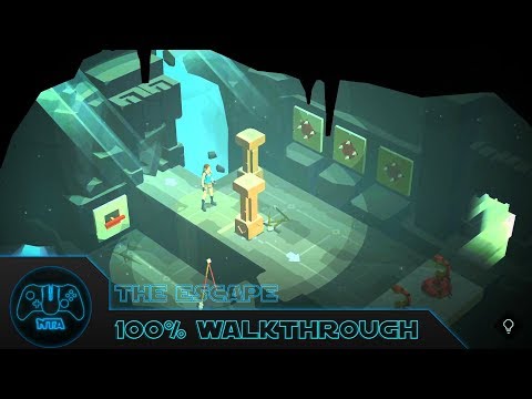 Lara Croft Go - The Escape - 100% Walkthrough