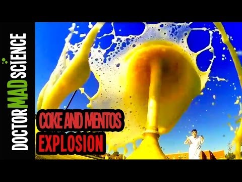 子供のためのクールな科学実験｜メントスとコーラの爆発 (Cool Science Experiments for Kids |  Mentos and Coke Explosion !)