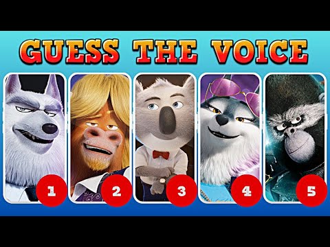 Blushing Quiz Guess the characters "Sing 2 by" song