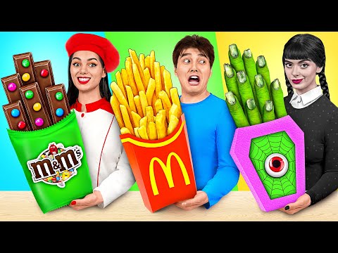 Wednesday vs Babcia — Kulinarne Wyzwanie | Kuchenne Sztuczki i Triki od Multi DO Challenge