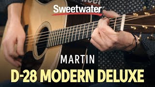Video thumbnail for Martin D-28 Modern Deluxe Demo by Sweetwater