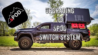 Spod  switch system in the 2023 ZR2 #chevylife #chevycoloradozr2 #4x4spod #chevy #chevynation