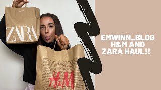 H&M & ZARA SPRING HAUL (MATCHING SETS, FLARED RIBBED TROUSERS, BODYSUIT)