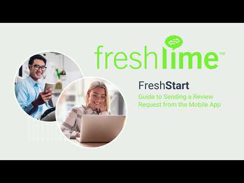 FreshLime FreshStart Guide to Sending a Review Request from the Mobile App