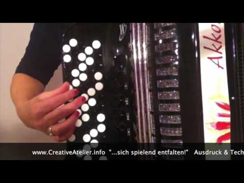 Knopf-Akkordeon Technik Tutorials - Chromatische Halbtonleiter
