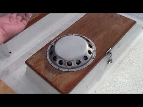 35) Reinstalling the dorades on my Tartan 37 sailboat