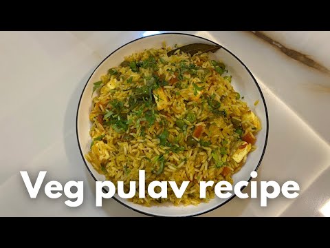  Simple Veg Pulav – Tasty & Quick🍲| recipe | @rutujabhosale21 