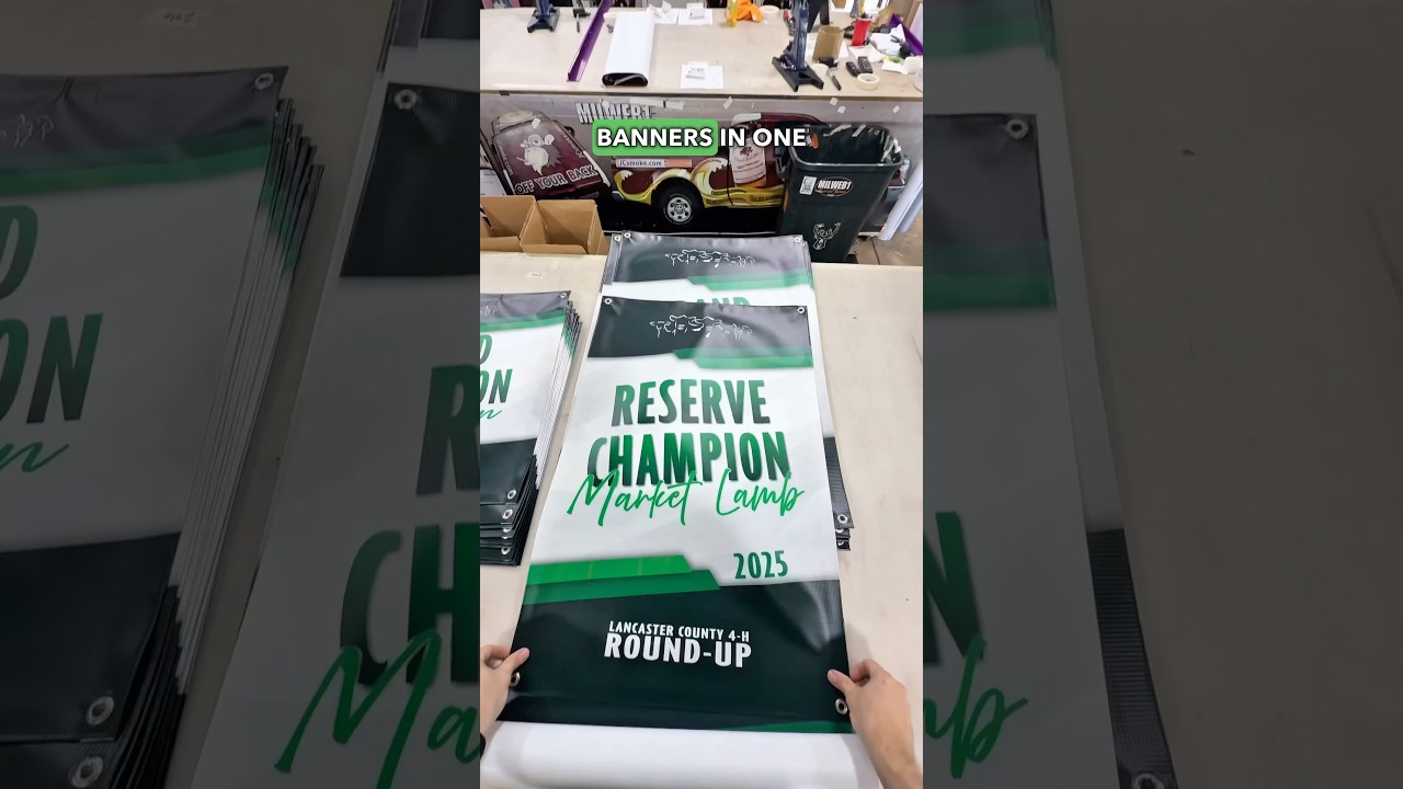 How we ship bulk banner orders