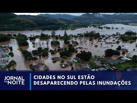 Chuvas no RS: cidades inteiras ficaram inundadas | Jornal da Noite