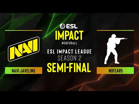 NAVI Javelins vs. NOFEAR5 - Map 3 [Mirage] - ESL Impact League Season 2 - Europe - Semi-final